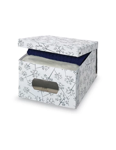 Boite De Rangement Textile L Bon Ton 39x50x24cm