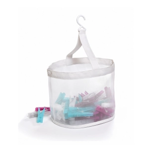 Panier À Clip Pliant Avec 20 Clips 20x20x19cm