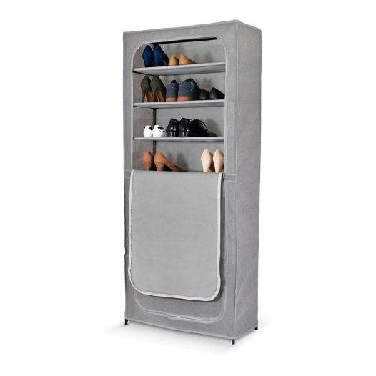 Armoire A Chaussures Double Avec Couvercle 160x68x30cm Jobgar