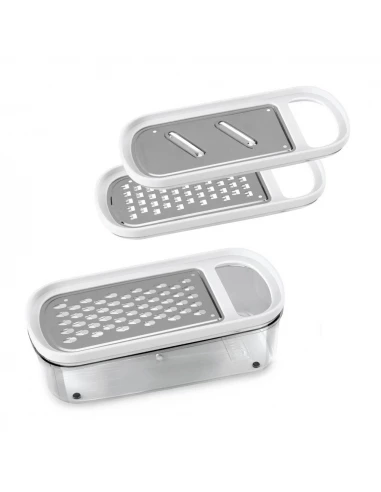 Râpe Avec Récipient 3 En 1 'RAP-BOX' 21cm Metaltex