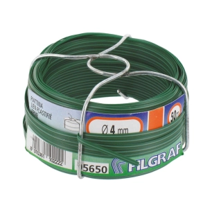 Ligne Plastifiée Couleur Vert Ø4mmx50m Filgraf