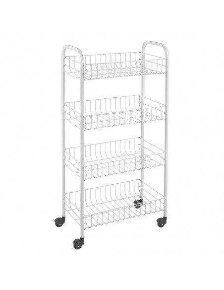 Chariot 4 Étagères EXMA Chariot de rangement polyvalent - EXMA