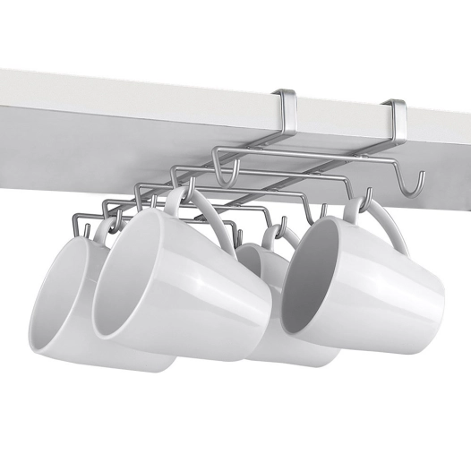 Cintre 10 Tasses 'MY-MUG' 28x14x6cm Metaltex