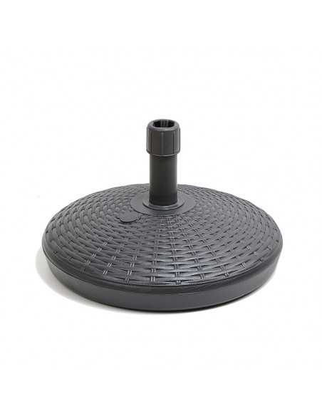 Pied Parasol 30L Anthracite Base de parasol robuste à remplir - IPAE PROGARDEN
