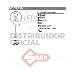 Clé Acier Vi086 Viro