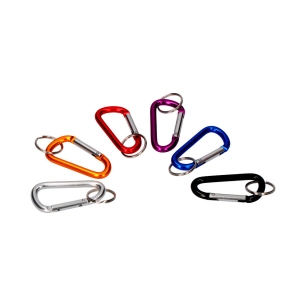 Mousqueton 75 X 40 Mm Avec Anneau 25 Mm. Plusieurs Coloris.