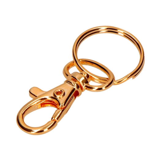 Mousqueton De Couleur 39 X 18 Mm Avec Anneau.