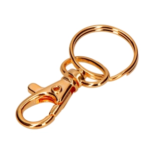 Mousqueton De Couleur 39 X 18 Mm Avec Anneau.