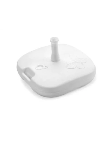 Pied De Parasol 16 L Couleur: Blanc 44x44x12cm Ipae Progarden