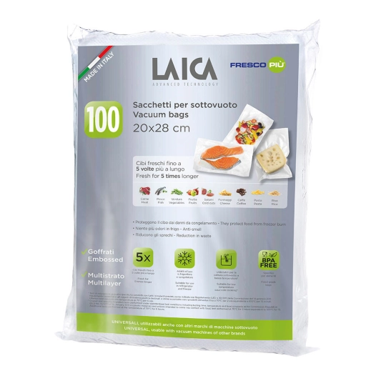 Set 100uds. Sacs De Conservation Sous Vide 20x28cm Vt3501 Laica