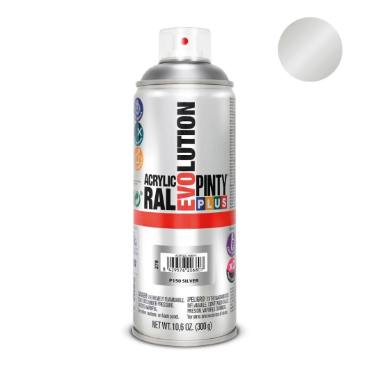 Peinture En Aérosol Pintyplus Evolution 520cc P150 Argent