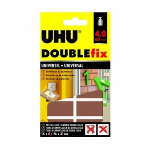 UHU Double fix universel pastilles_26x31mm_16 - UHU