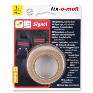 FIX-O-MOLL Bande signalisation_3mx19mm_rouge - FIX-O-MOLL