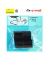 FIX-O-MOLL Embout de chaise tubulaire_o_24_26mm_4_embouts_tubulaires_noir_7_5mm - FIX-O-MOLL