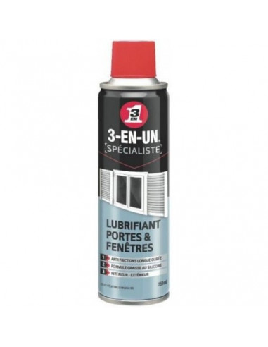 Lubrifiant Porte Fenêtre Lubrification longue durée et protection - 3-EN-UN