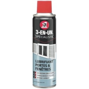 Lubrifiant Porte Fenêtre Lubrification longue durée et protection - 3-EN-UN