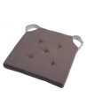 STOF DUO Galette carrée Ruban auto-agrippant 38x38cm gris perle - STOF