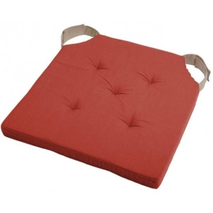 STOF DUO Galette carrée Ruban auto-agrippant 38x38cm terracotta - STOF