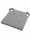 STOF DUO Galette carrée Ruban auto-agrippant 38x38cm souris gris - STOF
