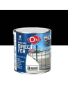 Peinture OXI Direct Fer 0.5 Litre noir brillant - OXI