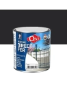Peinture OXI Direct Fer 0.5 Litre noir mat - OXI