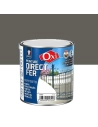 Peinture OXI Direct Fer 0.5 Litre gris carbone - OXI