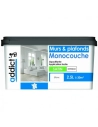 Peinture Acrylique satin monocouche 2.5 litres blanc - ADDICT
