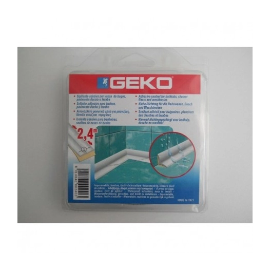 Joint d'étanchéité Sanitaire 22mmx2mm - 4m blanc - GEKO