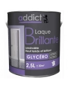 Peinture Laque glycéro brillant 2.5 litres blanc - ADDICT