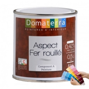 DOMATERRA Aspect Fer Rouillé_0_5l_fer - BLANCOLOR