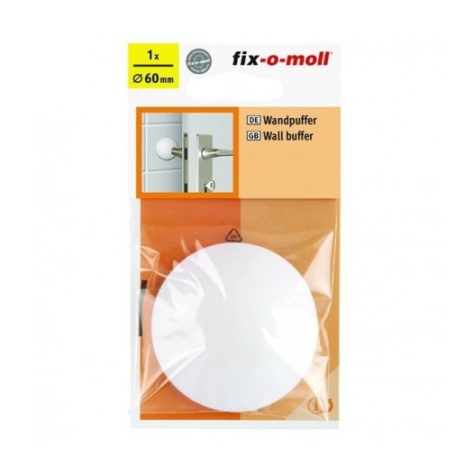 FIX-O-MOLL Butoir mur. adh/vis_o_60mm_blanc_2 - FIX-O-MOLL
