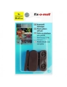 FIX-O-MOLL Patin plas.à clouer_4_patins_marron_de_45x20mm - FIX-O-MOLL