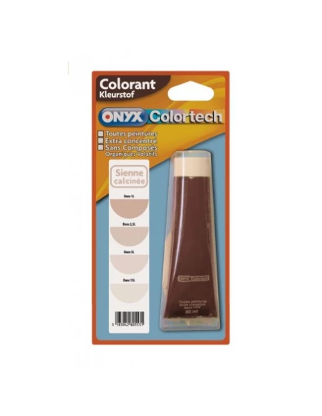 Colorant peinture Colortech 60ml sienne calcinee - ONYX