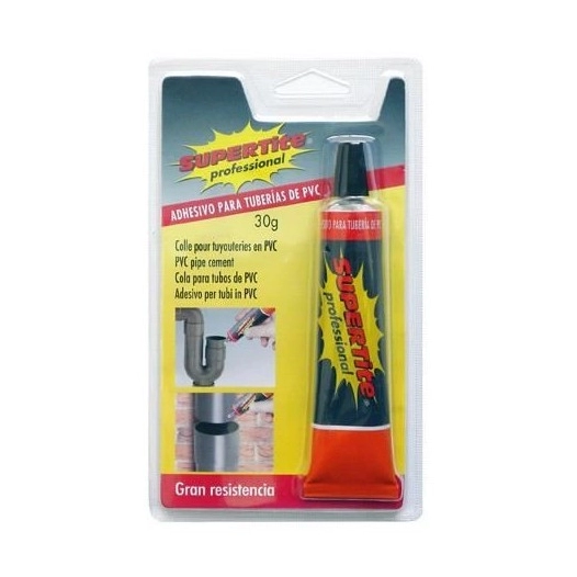 Colle PVC Rigide 30 ml Soudure à froid PVC forte adhérence - Supertite