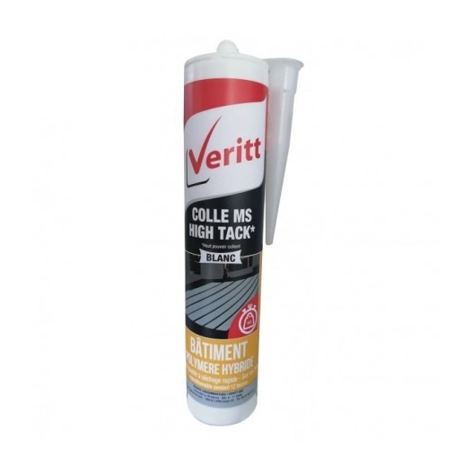 Colle MS High Tack 290ml blanc - VERITT