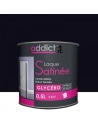 Peinture Laque glycéro satin 0.5l noir - ADDICT