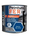 Peinture Fer brillant 0.5 litre marine - BATIR