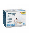 Pour absorbeur d'humidité - Recharges sachet 4x1kg neutre - SODEPAC