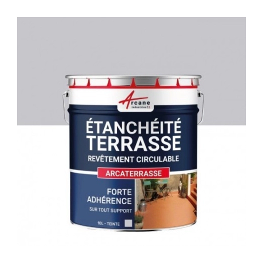 Revêtement d'imperméabilisation décoratif 10 litres gris - ARCANE