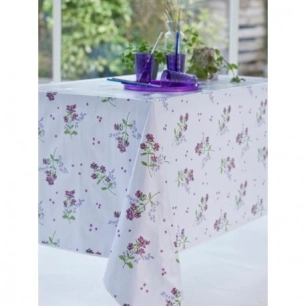 CALITEX Toile cirée rectangulaire_guerande_bleu_140x200cm - CALITEX