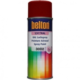 Peinture aérosol Spectral brillant 400ml ral 3002 rouge carmin - BELTON AUTO-K