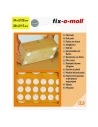 FIX-O-MOLL Patins feutre mince_44_patins_feutre_adhesifs_blanc_d8_27mm - FIX-O-MOLL