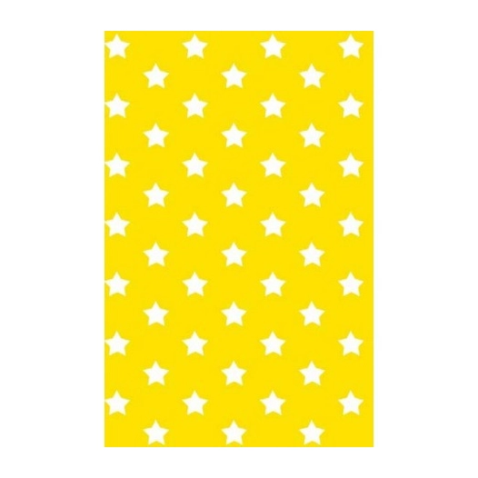DECORALIA Adhésif étoile_jaune_45cmx2m - DECORALIA