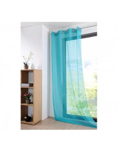 Voilage couleur celadon 135x260cm - STOF