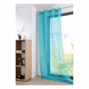 Voilage couleur celadon 135x260cm - STOF