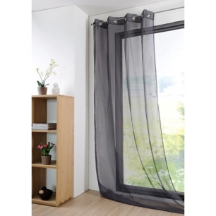 STOF Voilage_135x260cm_anthracite - STOF