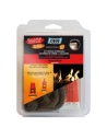 Kit tresse de cheminée ronde 8mmx2.5m collafeu 20ml - GEB