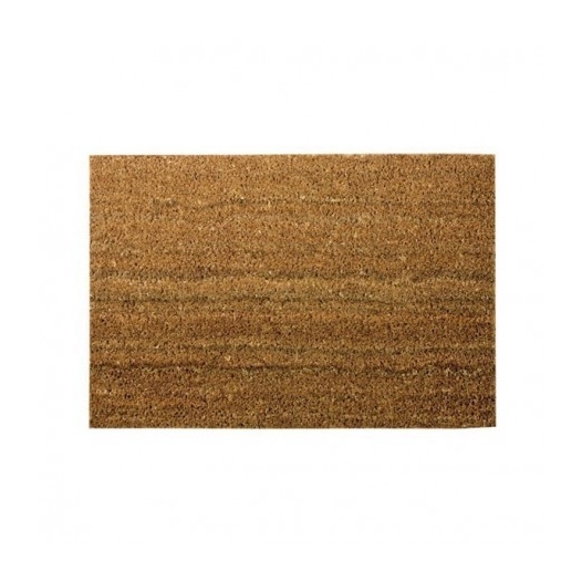 DECORMAT Tapis coco écru uni_17mmx33cmx60cm - DECORMAT