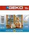 GEKO Joint adhésif profil V_10m_incolore - GEKO