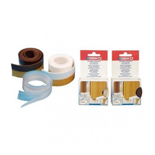 3 GEKO Bas-de-porte PVC mousse_100cm_marron - GEKO
